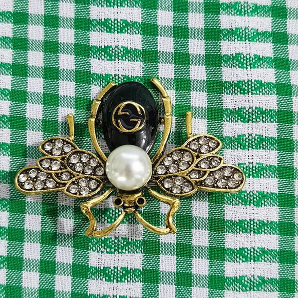 Gucci Retro Metal Style Bee Brooch - Picture 5 of 8